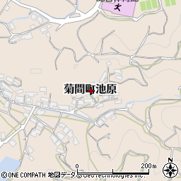 愛媛県今治市菊間町池原周辺の地図
