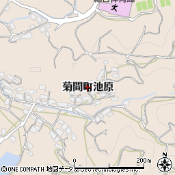 愛媛県今治市菊間町池原周辺の地図