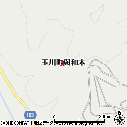 愛媛県今治市玉川町與和木周辺の地図