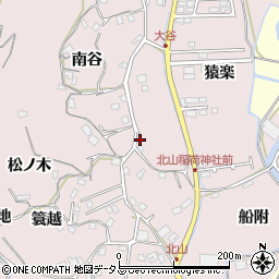 徳島県徳島市北山町銭亀坂25周辺の地図