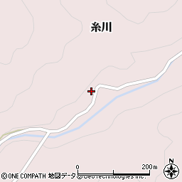 和歌山県有田郡有田川町糸川185周辺の地図