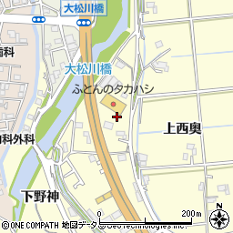 徳島県徳島市大松町西奥外周辺の地図
