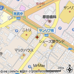 洋服の青山下松店周辺の地図