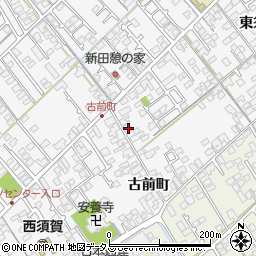 山口県防府市新田古前町1314-2周辺の地図