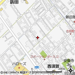 西須賀公園周辺の地図