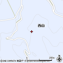 徳島県美馬市穴吹町口山西山444周辺の地図