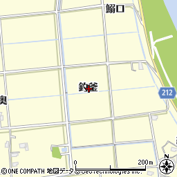 徳島県徳島市大松町釣釜周辺の地図