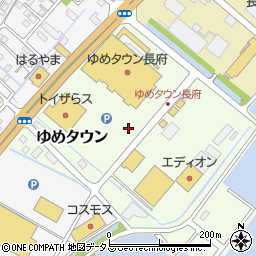 山口県下関市ゆめタウン周辺の地図