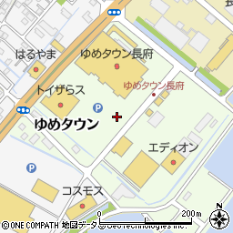 山口県下関市ゆめタウン周辺の地図