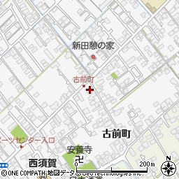 山口県防府市新田古前町1304周辺の地図