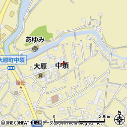 徳島県徳島市大原町中須106周辺の地図