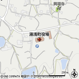 湯浅町役場周辺の地図