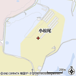 山口県山陽小野田市小松尾周辺の地図