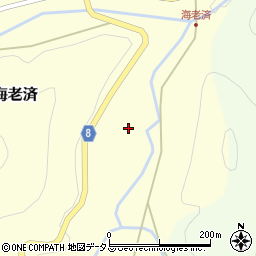 香川県観音寺市大野原町海老済419周辺の地図