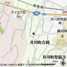 徳島県三好市井川町吉岡95周辺の地図