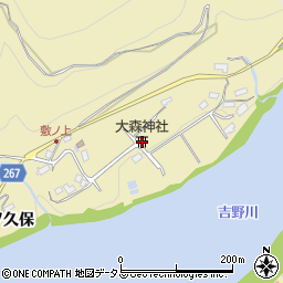 大森神社周辺の地図