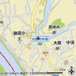 徳島県徳島市大原町中須61-4周辺の地図