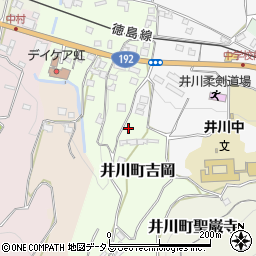 徳島県三好市井川町吉岡96周辺の地図