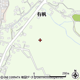 山口県山陽小野田市中村周辺の地図