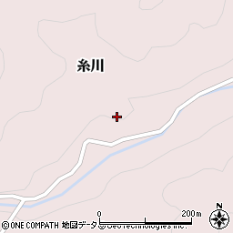 和歌山県有田郡有田川町糸川114周辺の地図
