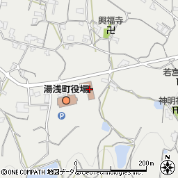 湯浅広川消防組合　消防本部・救急係周辺の地図