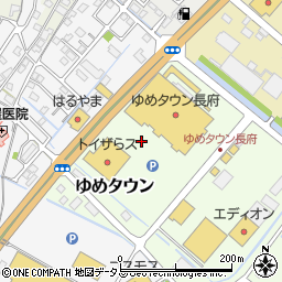 コメダ珈琲店 下関長府店周辺の地図
