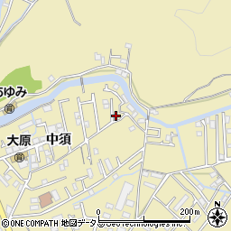 徳島県徳島市大原町中須95-2周辺の地図