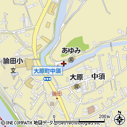 徳島県徳島市大原町中須63周辺の地図