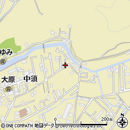 徳島県徳島市大原町中須95-7周辺の地図