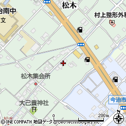 愛媛県今治市松木119-1周辺の地図