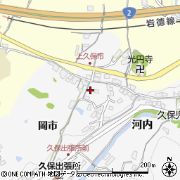 山口県下松市河内岡市669-1周辺の地図