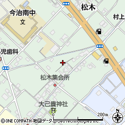 愛媛県今治市松木197-2周辺の地図