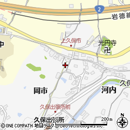 山口県下松市河内岡市668周辺の地図