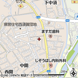 徳島県徳島市西須賀町東開60-17周辺の地図