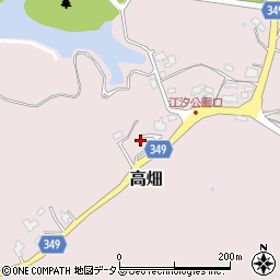 山口県山陽小野田市高畑238周辺の地図