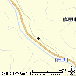 和歌山県有田郡有田川町修理川941周辺の地図