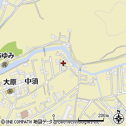 徳島県徳島市大原町中須95周辺の地図