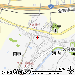 山口県下松市河内岡市670周辺の地図