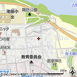 徳島県三好市池田町マチ2341-1周辺の地図