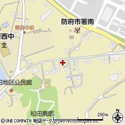 山口県防府市西浦261周辺の地図