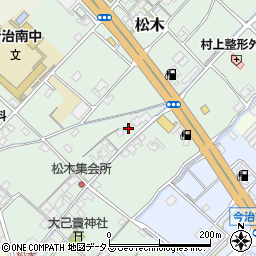 愛媛県今治市松木122-1周辺の地図