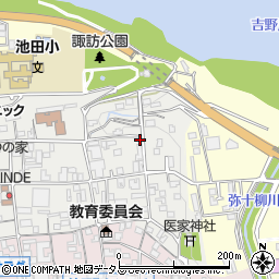 徳島県三好市池田町マチ2341-3周辺の地図