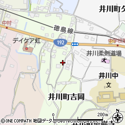 徳島県三好市井川町吉岡204周辺の地図