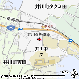 徳島県三好市井川町タクミ田15周辺の地図