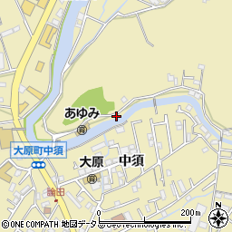 徳島県徳島市大原町中須63-1周辺の地図