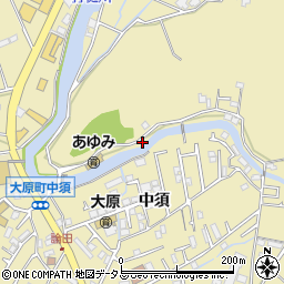 徳島県徳島市大原町中須129周辺の地図