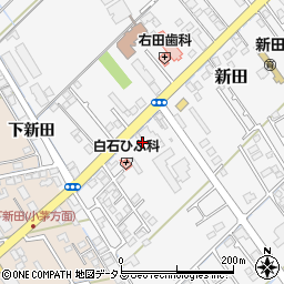 山口県防府市新田818周辺の地図