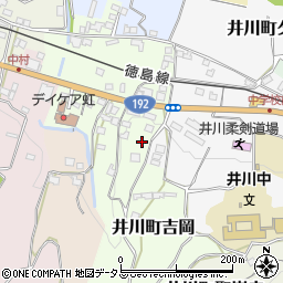 徳島県三好市井川町吉岡204-3周辺の地図