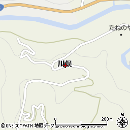 徳島県吉野川市美郷川俣周辺の地図