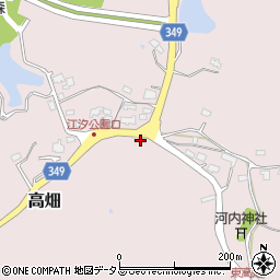 山口県山陽小野田市高畑275周辺の地図